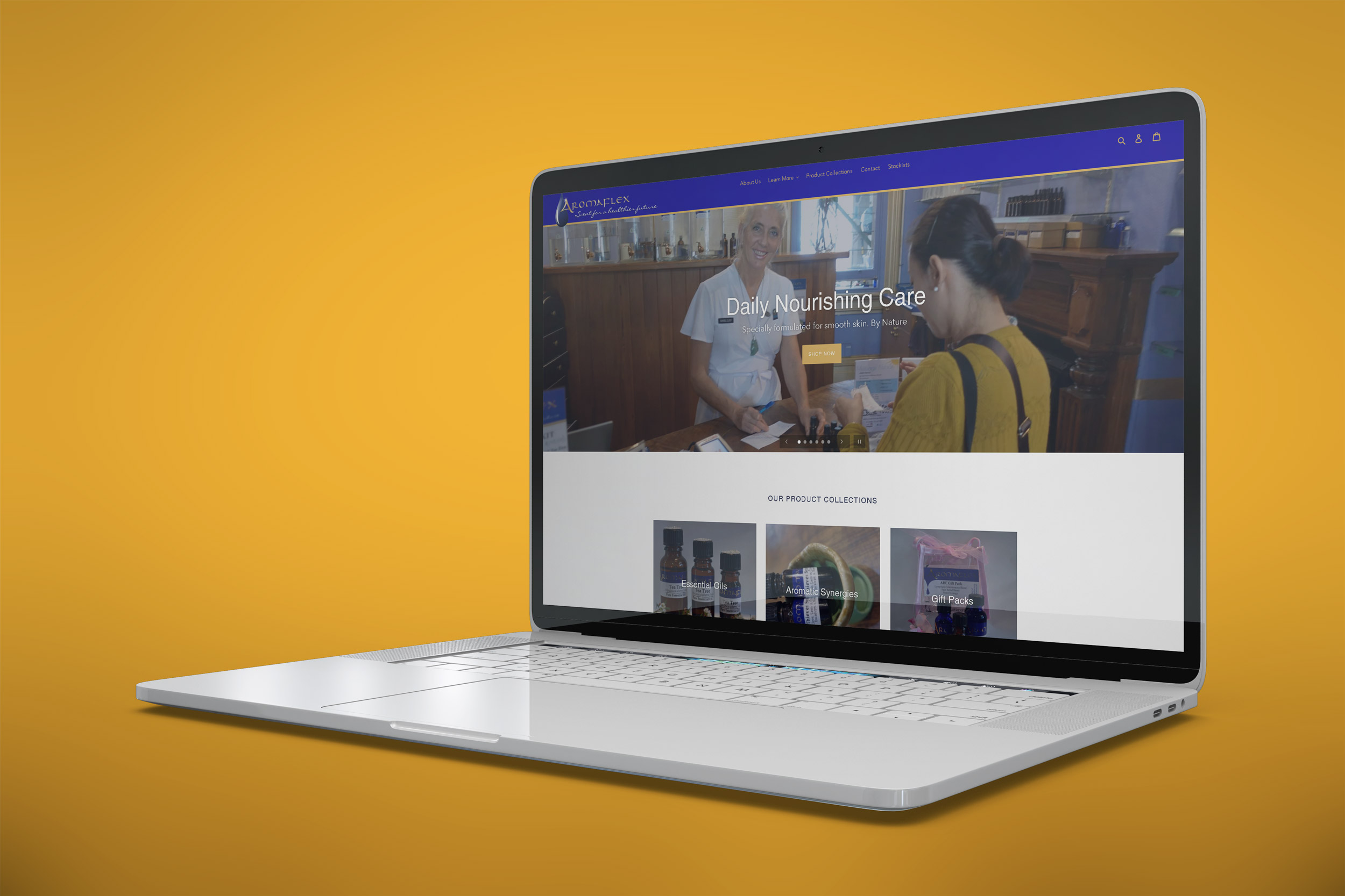 Aromaflex website project.