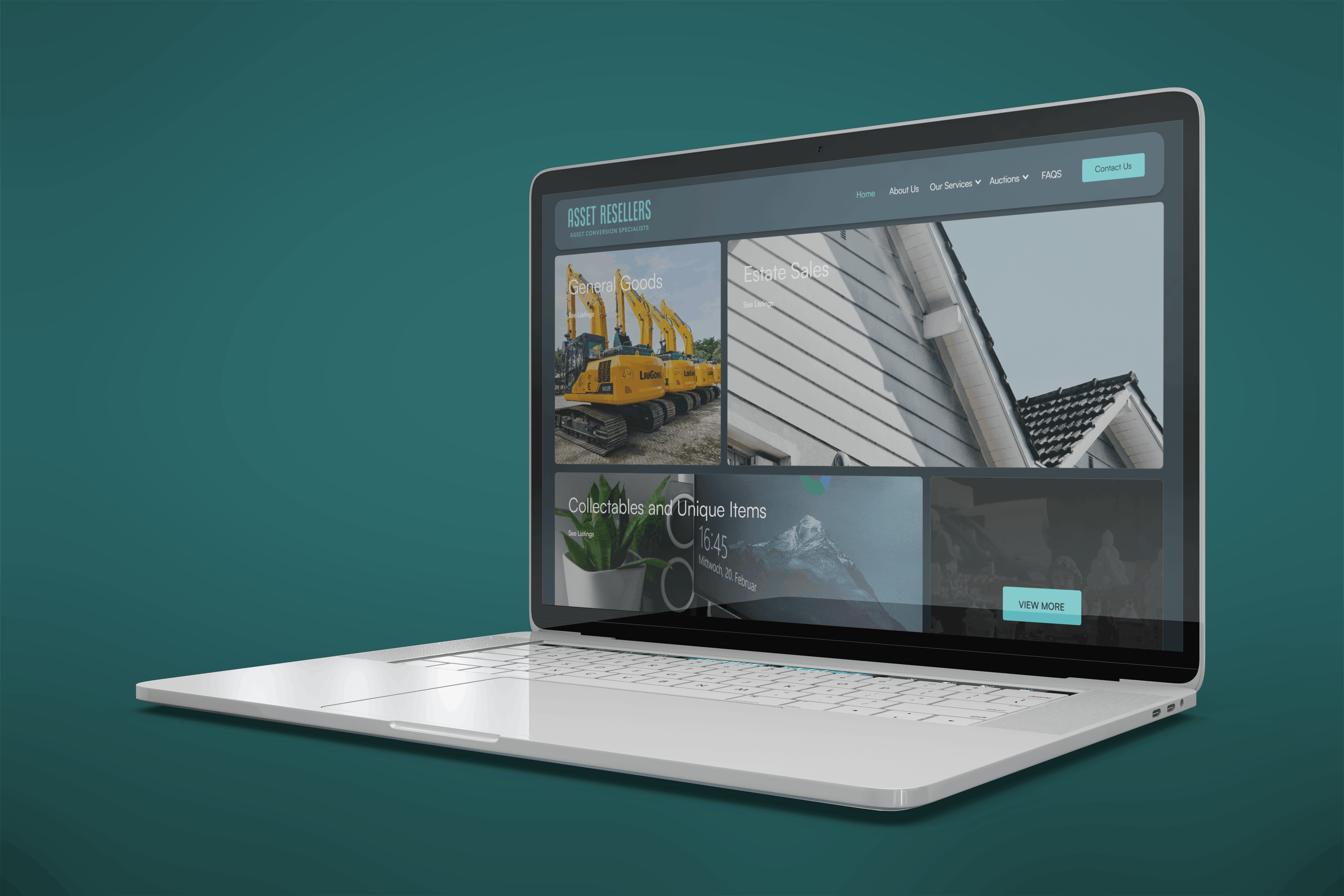 Asset Reseller website project image 1.
