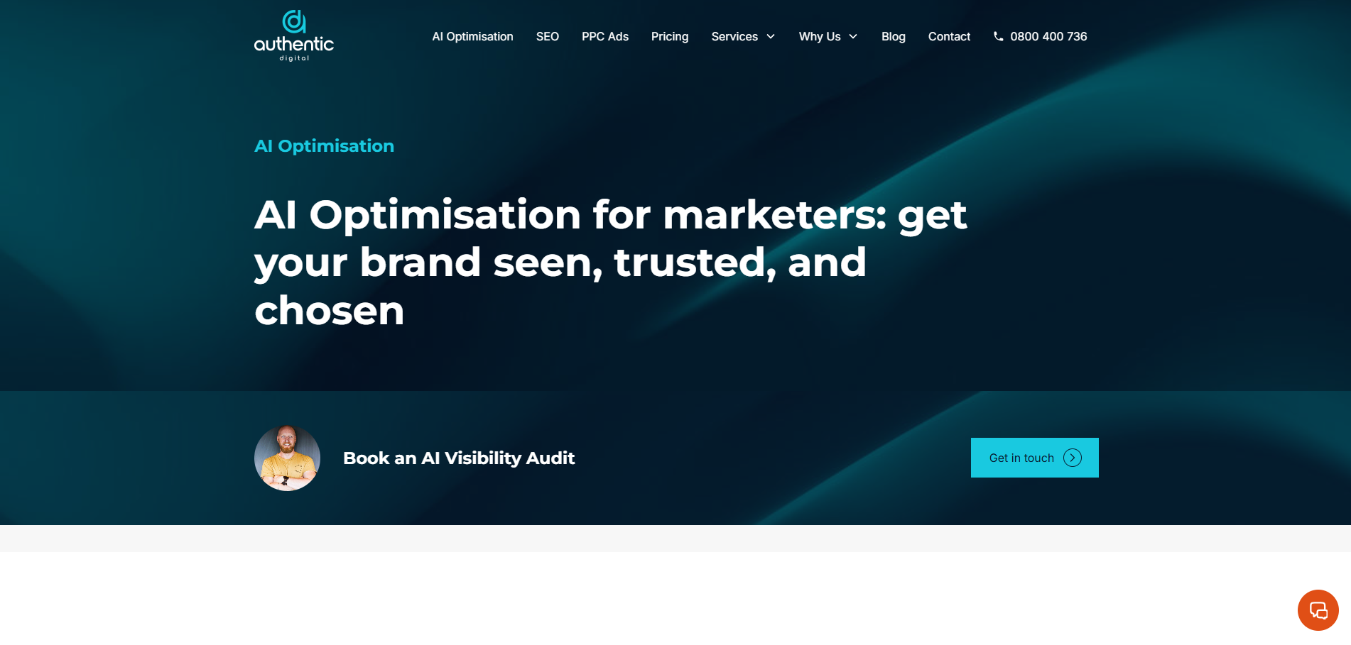 Authentic Digital website project image 2.