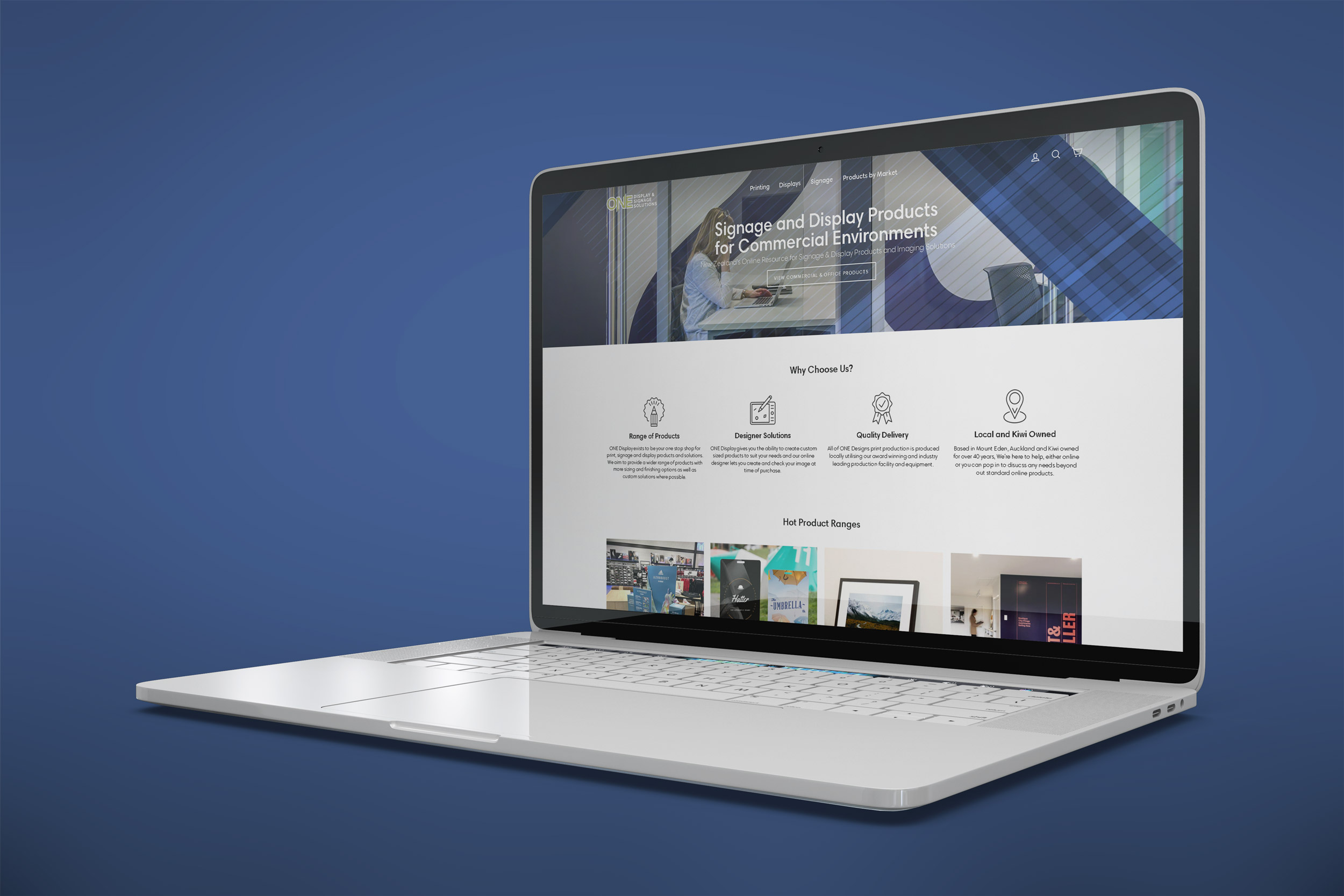 Big Colour - One Display website project.
