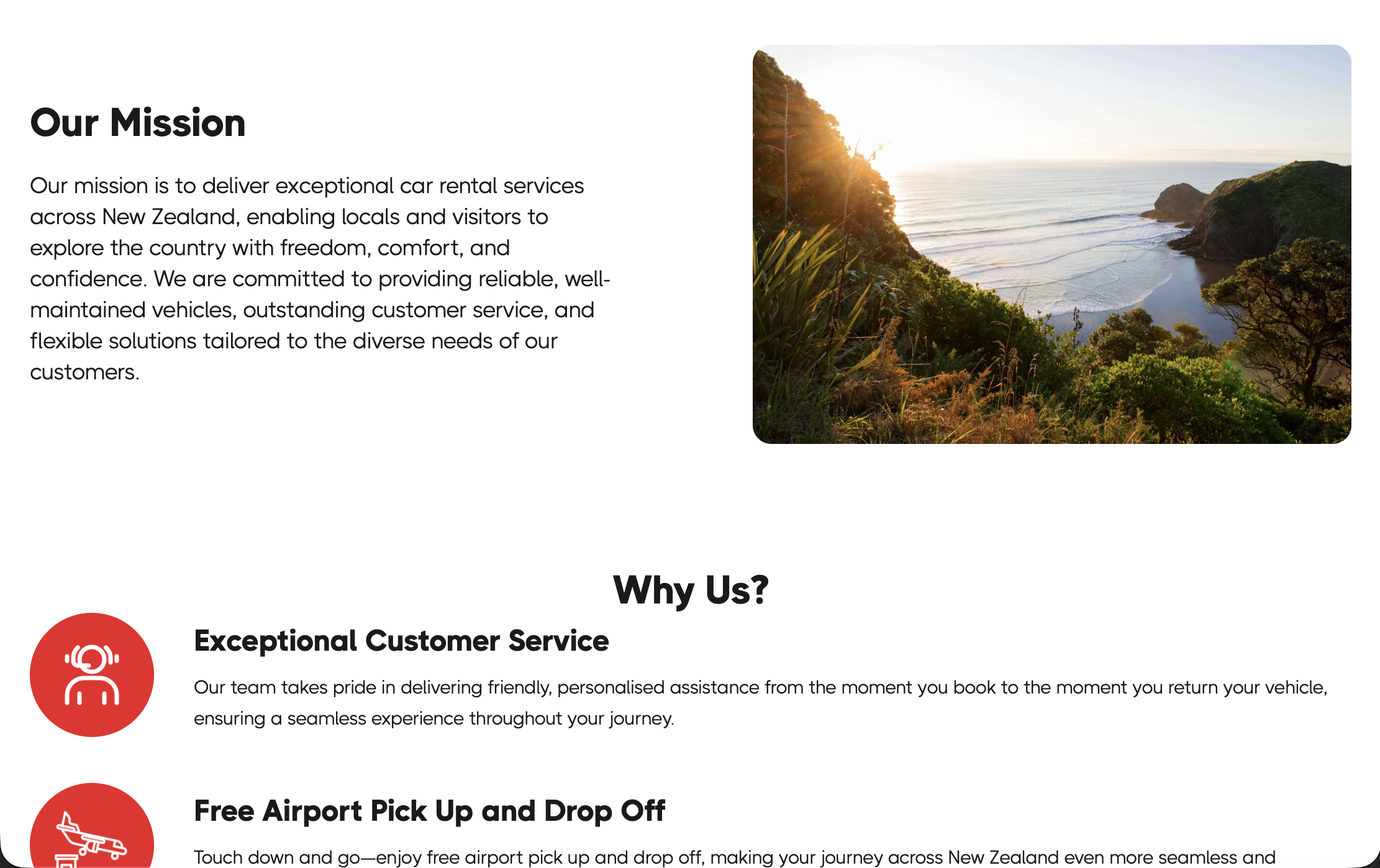 Car Alot Rentals website project image 3.