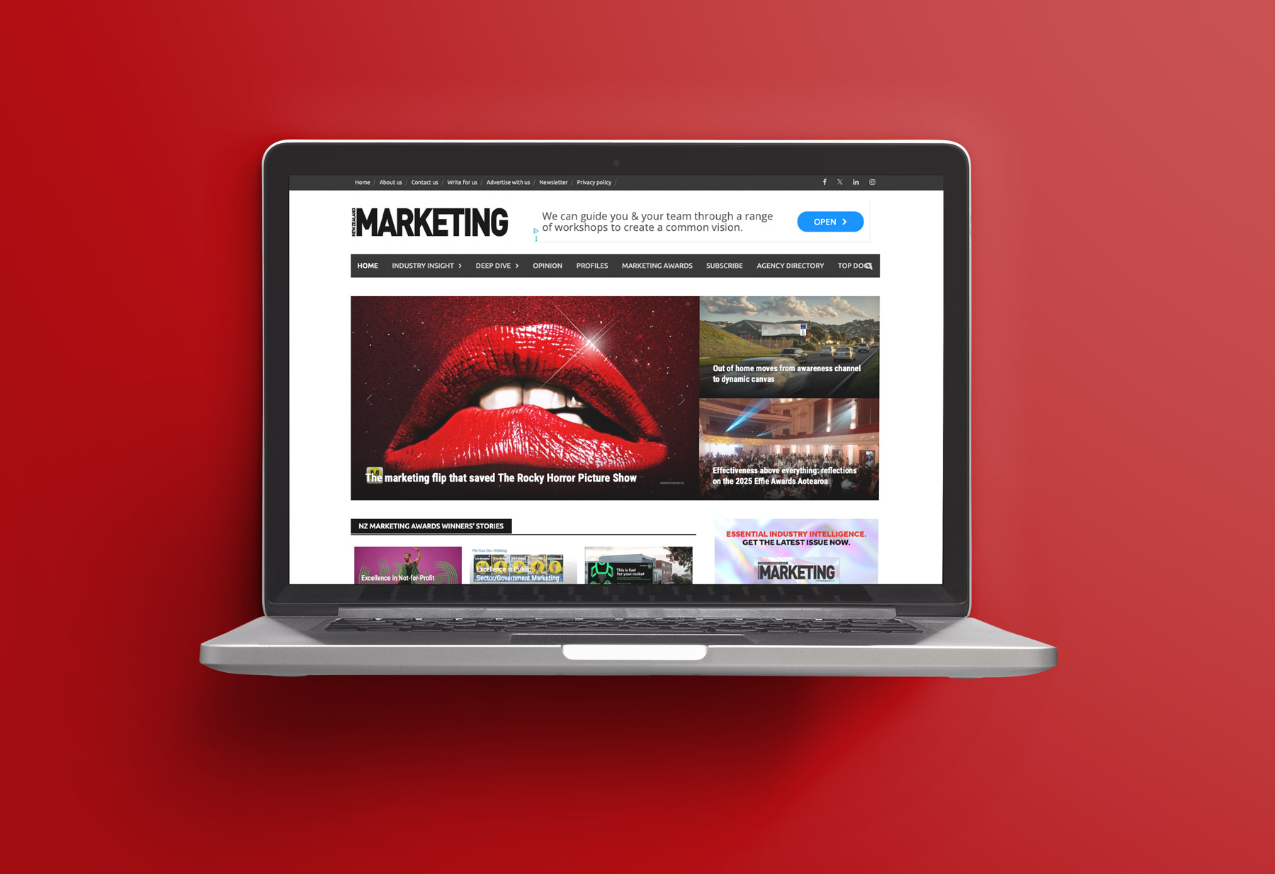 NZ Marketing website project.