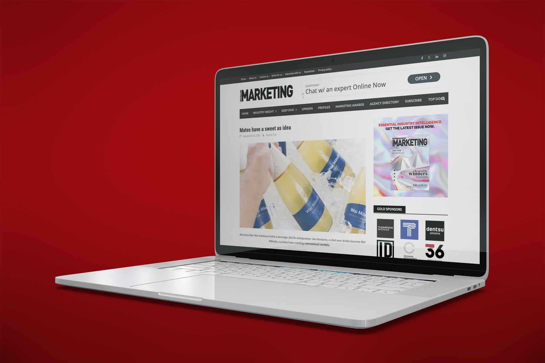 NZ Marketing website project image 1.
