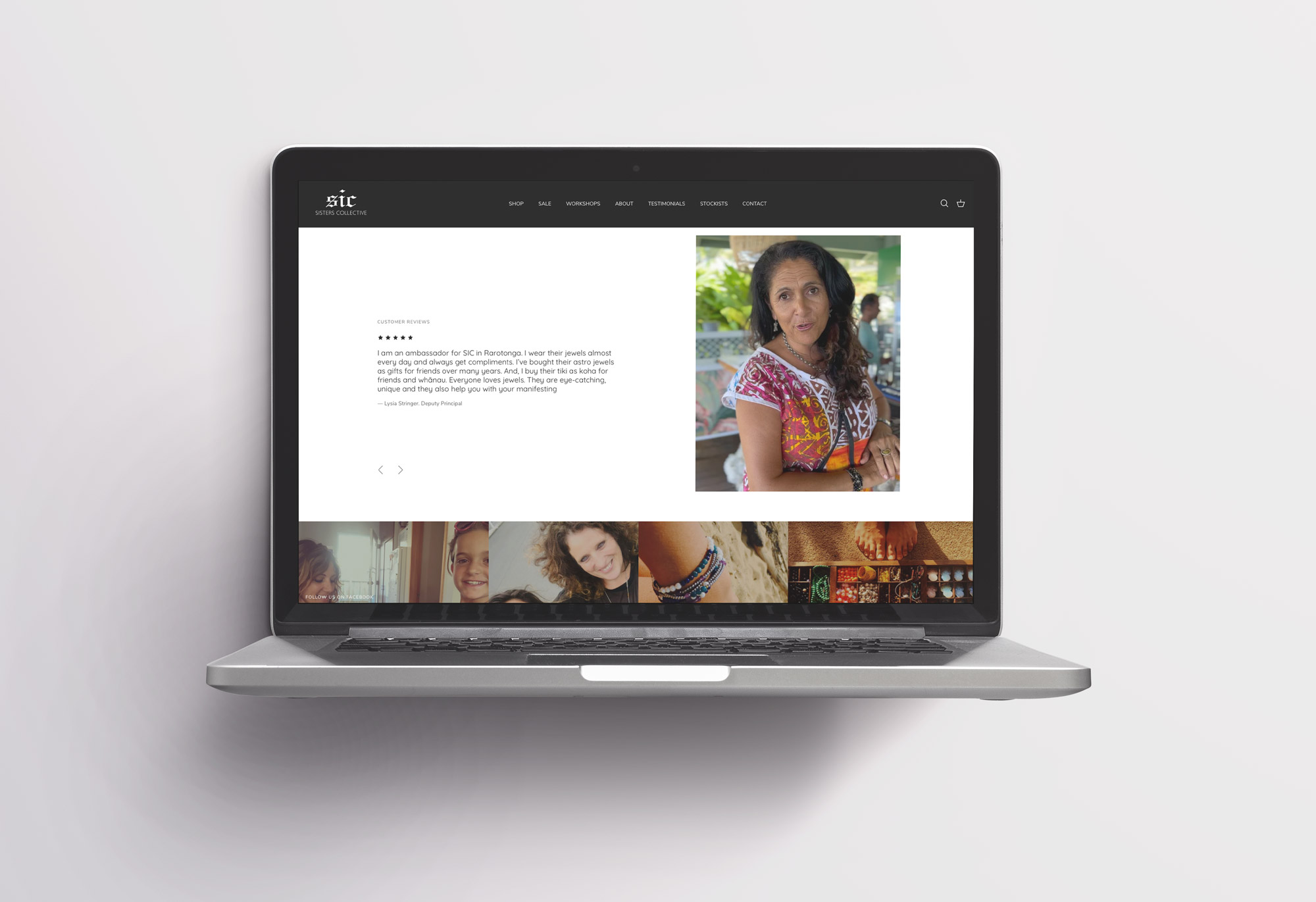 Sisters Collective website project image 1.