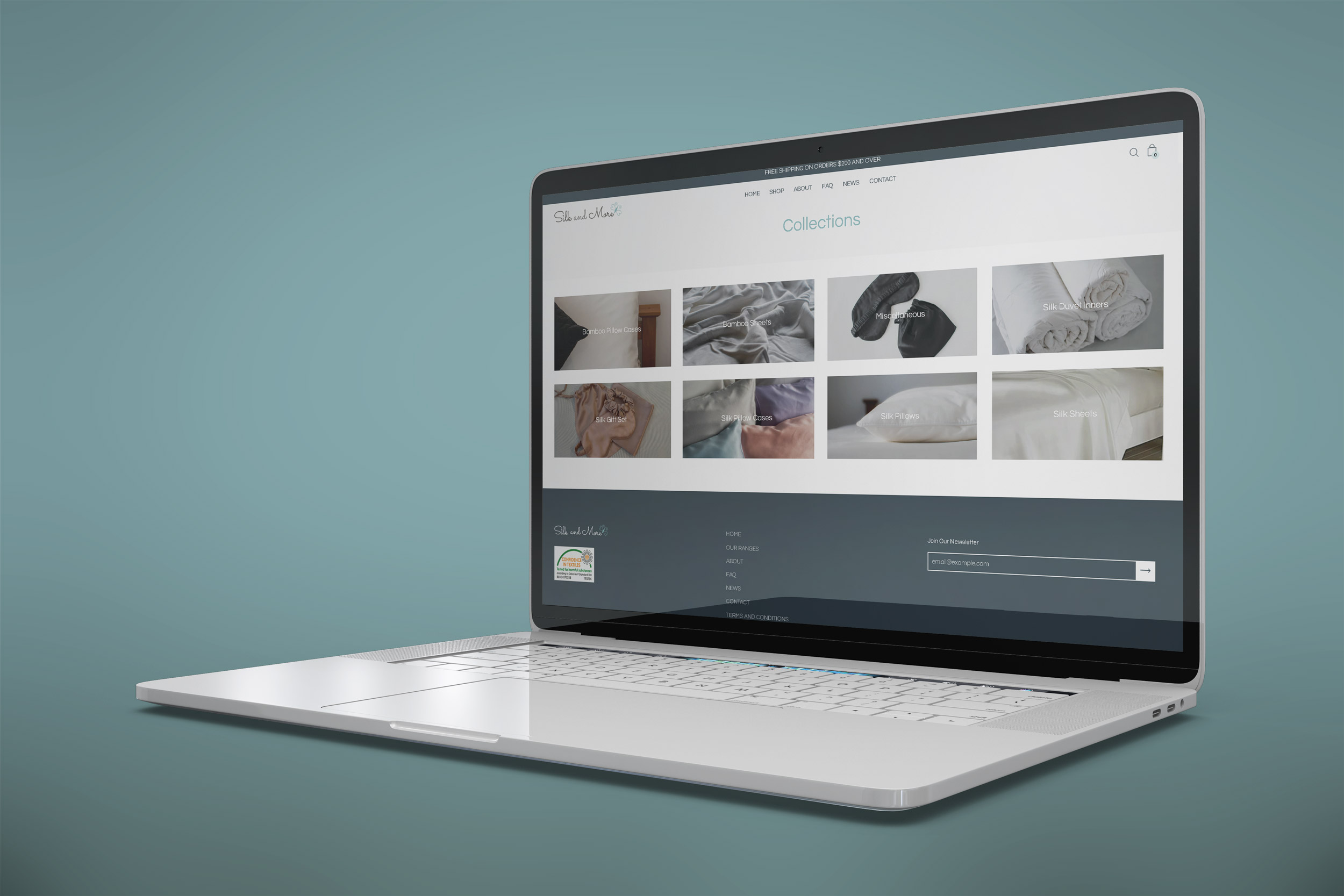 Silk n More website project.