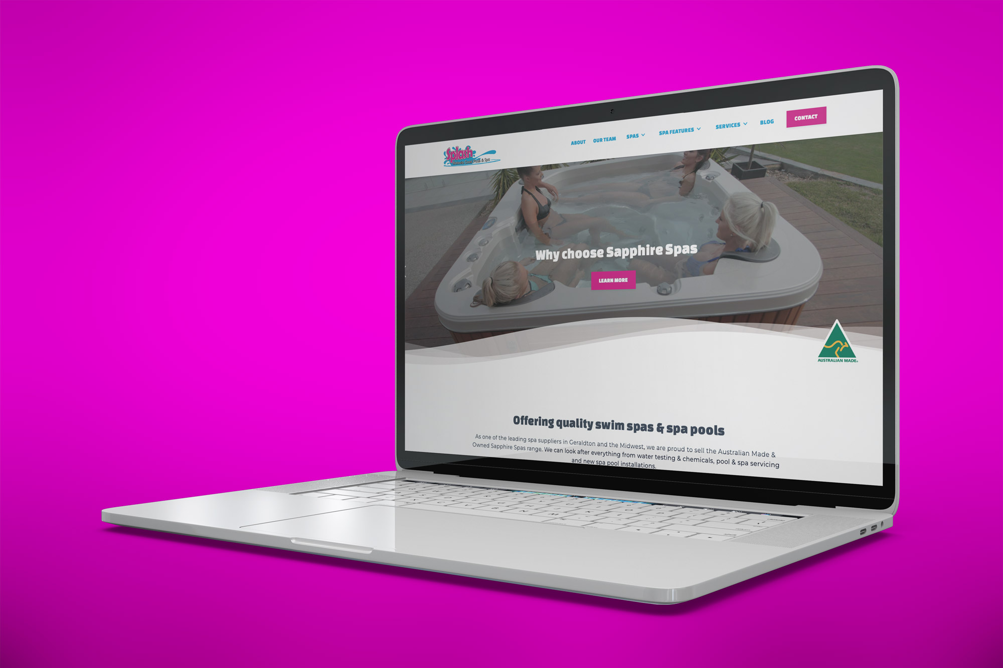 Splash Batavia website project.