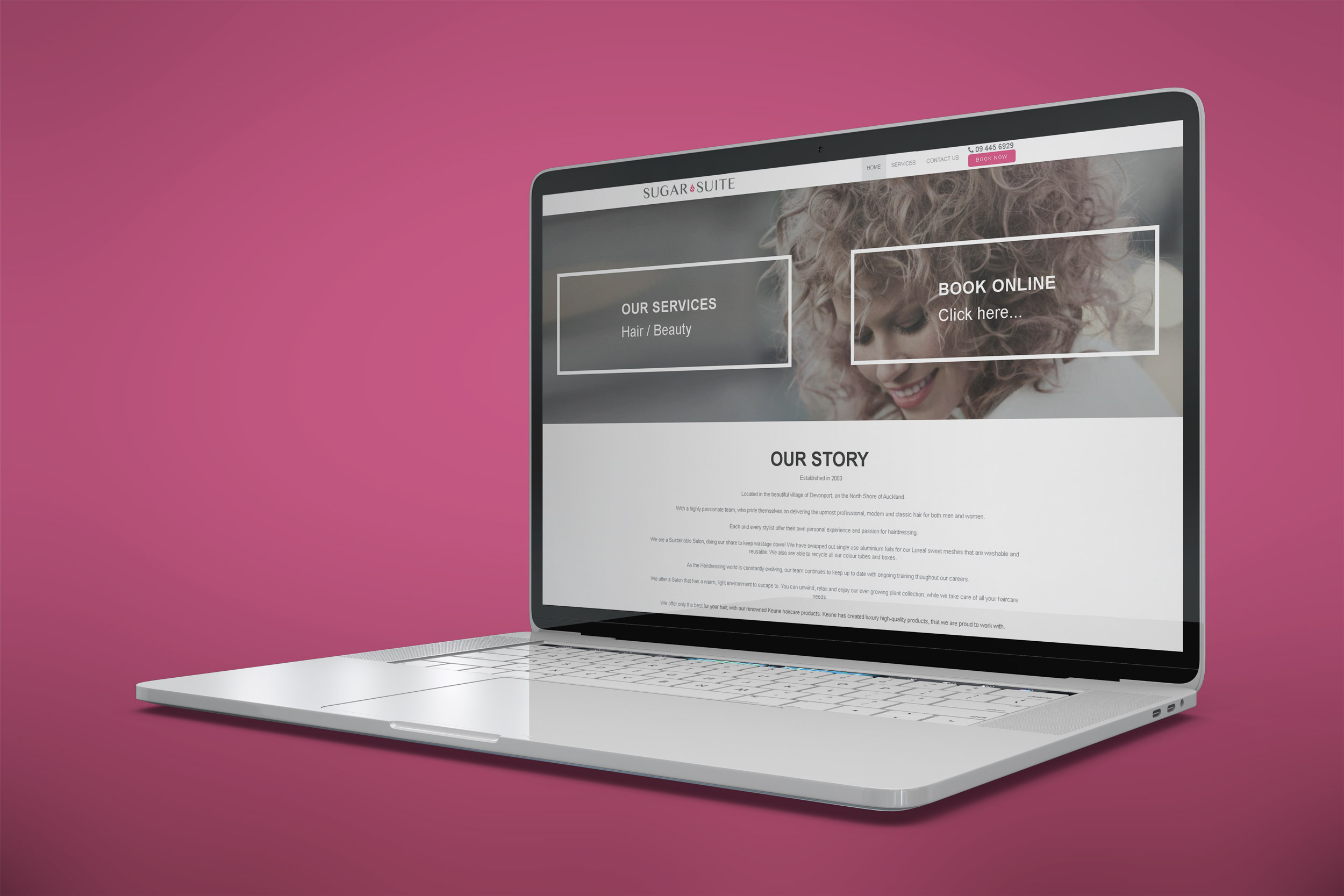 Sugar Suite website project.