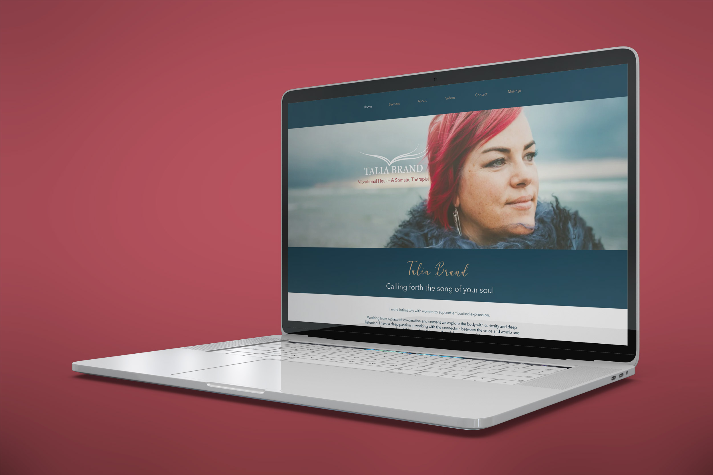 Talia Brand website project.