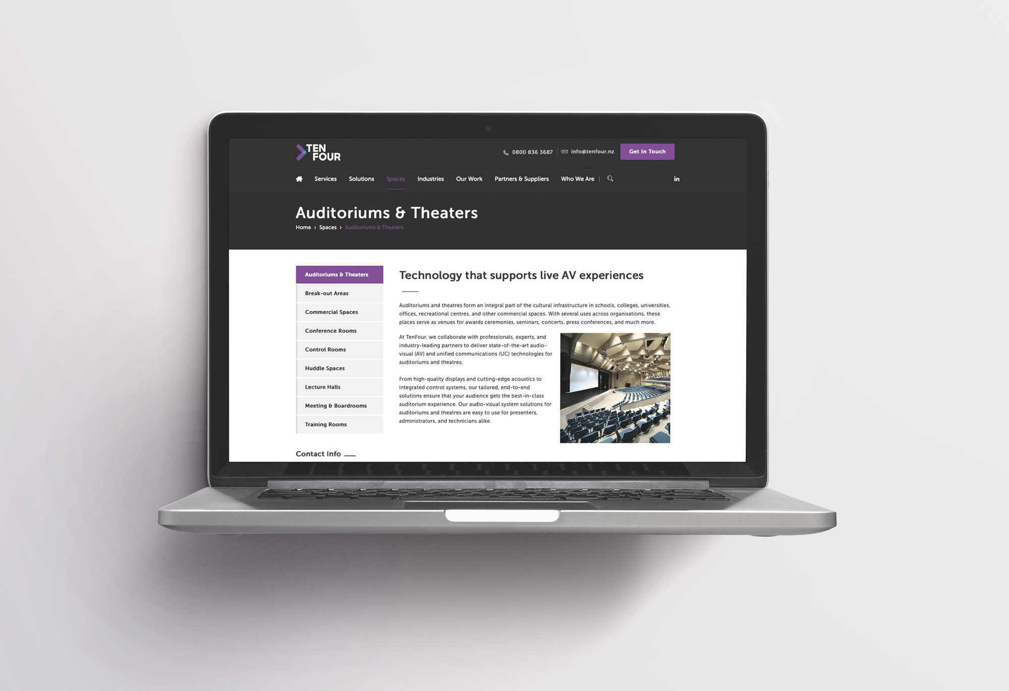 Ten Four website project image 1.