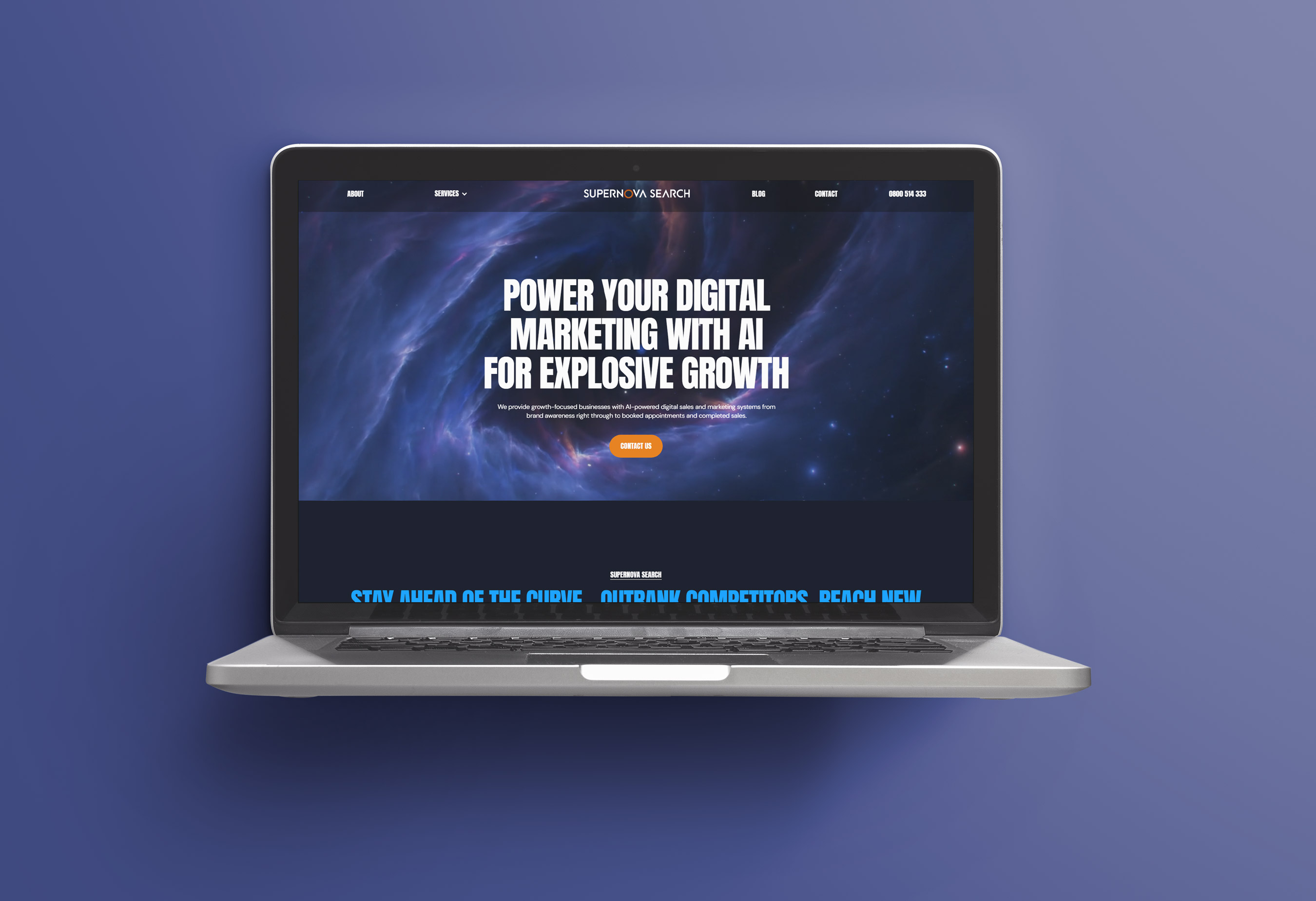 Supernova Search website project image 1.