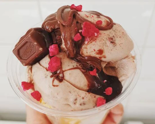 The Gelato Workshop sundae.