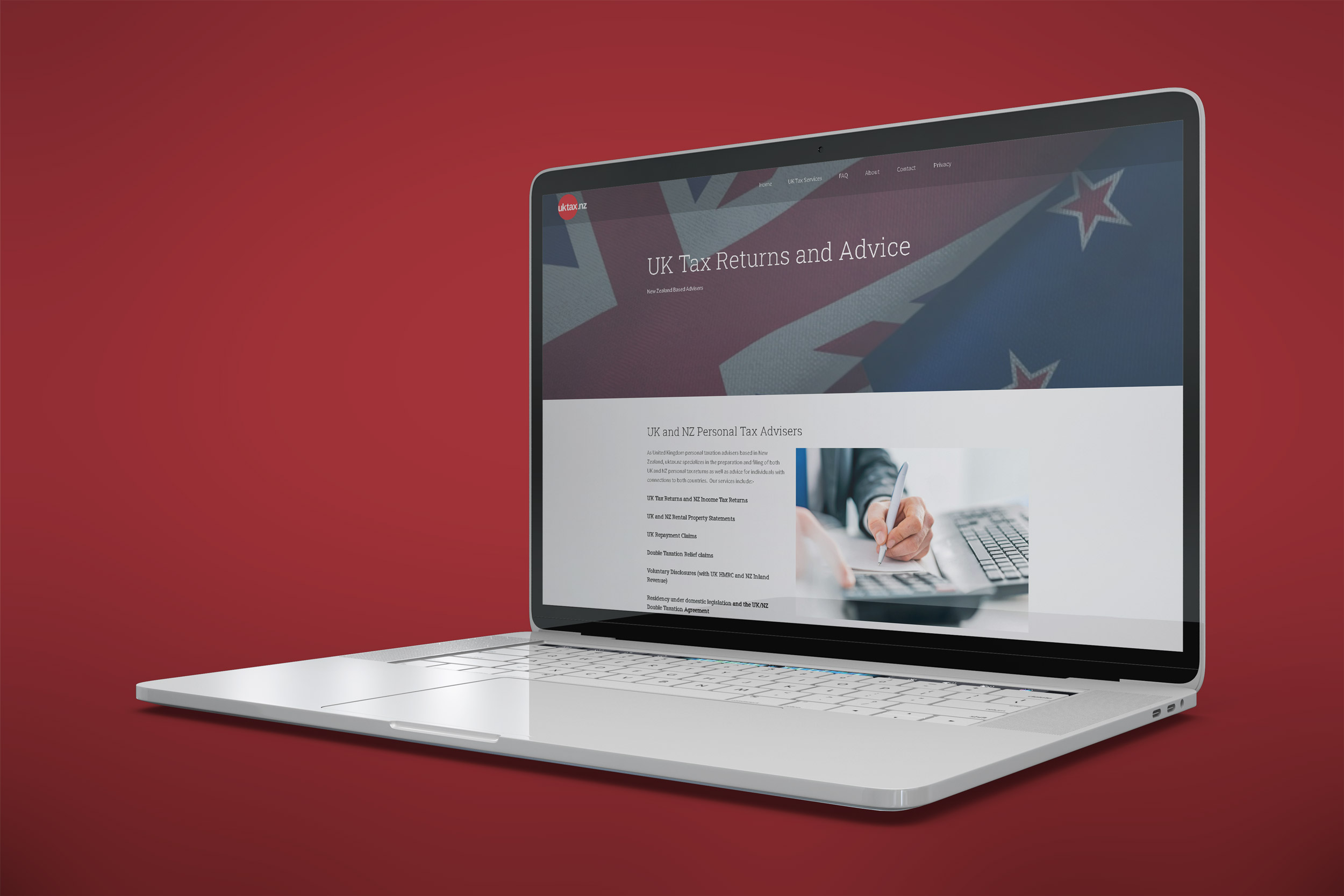 UK Tax NZ website project.