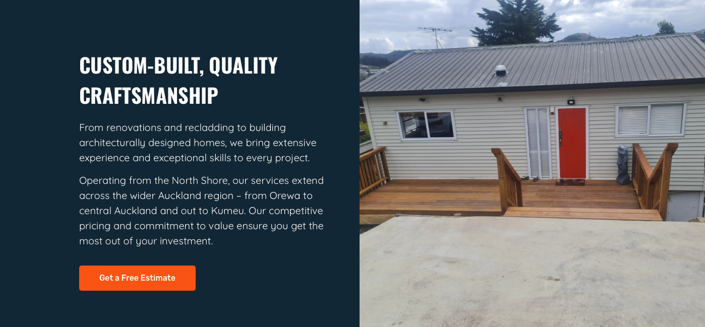 Urban Building Specialist website project image 1.
