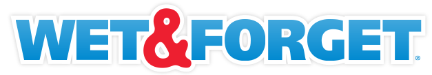 Wet and Forget logo.