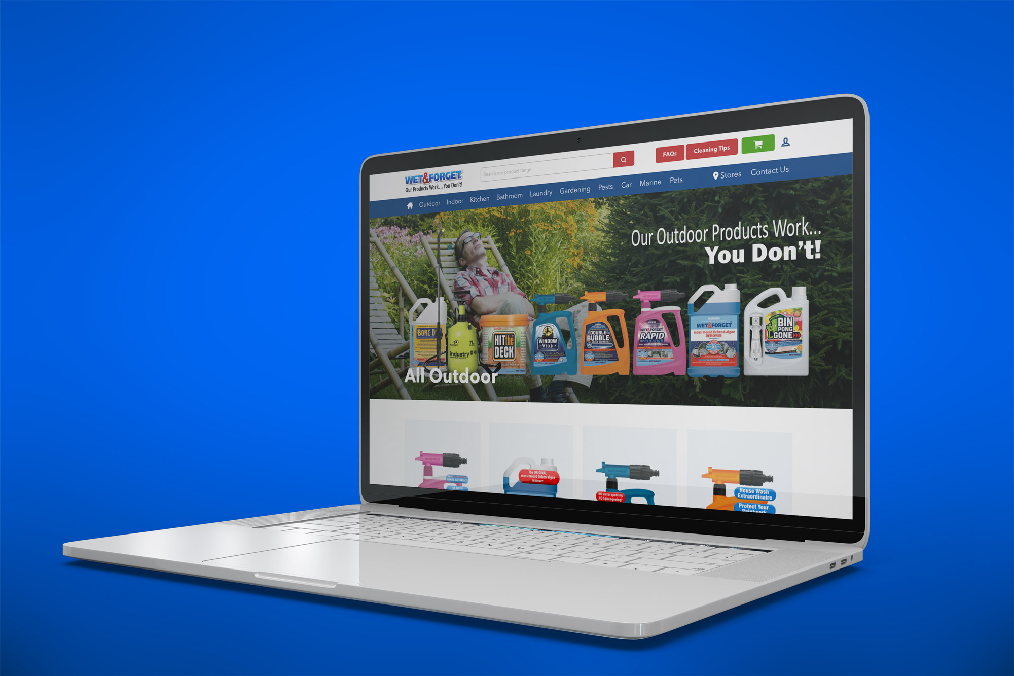 Wet and Forget website project.