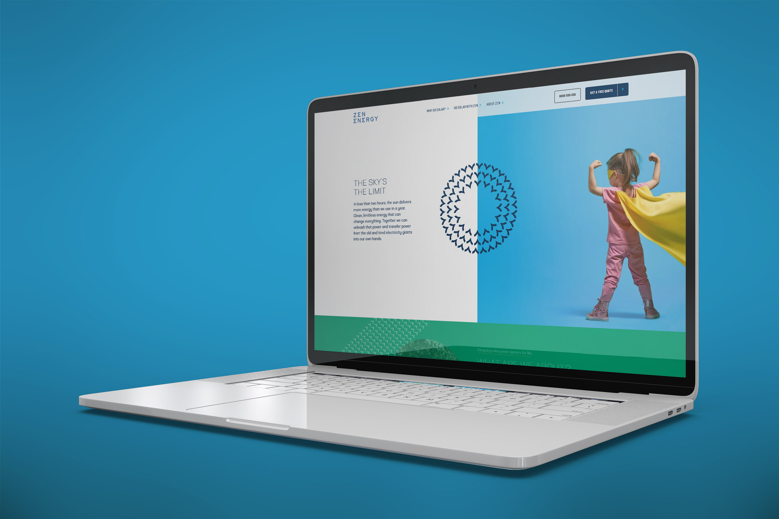 Zen Energy website project.