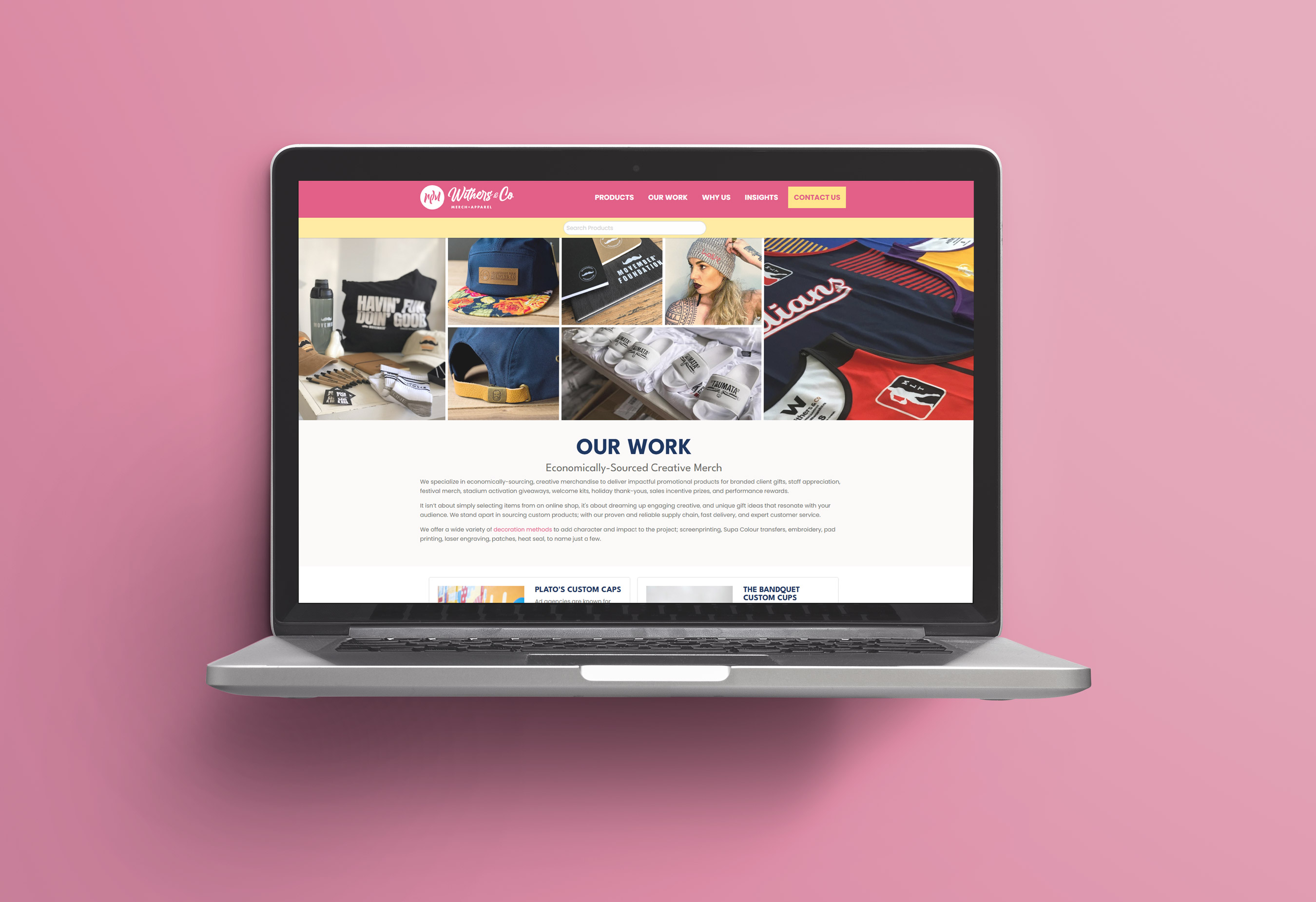 Withers and Co website project image 1.