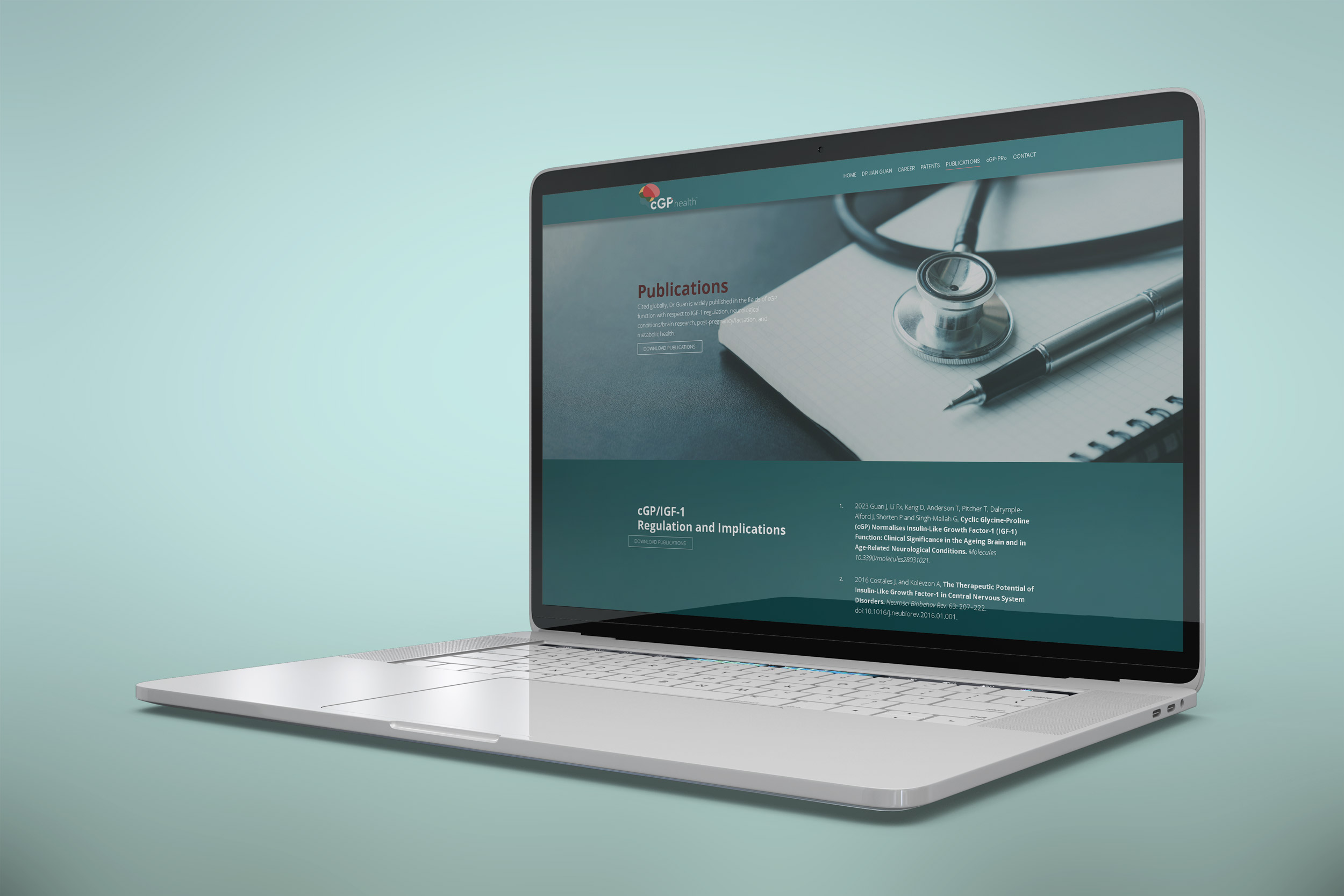 CGP Health website project.