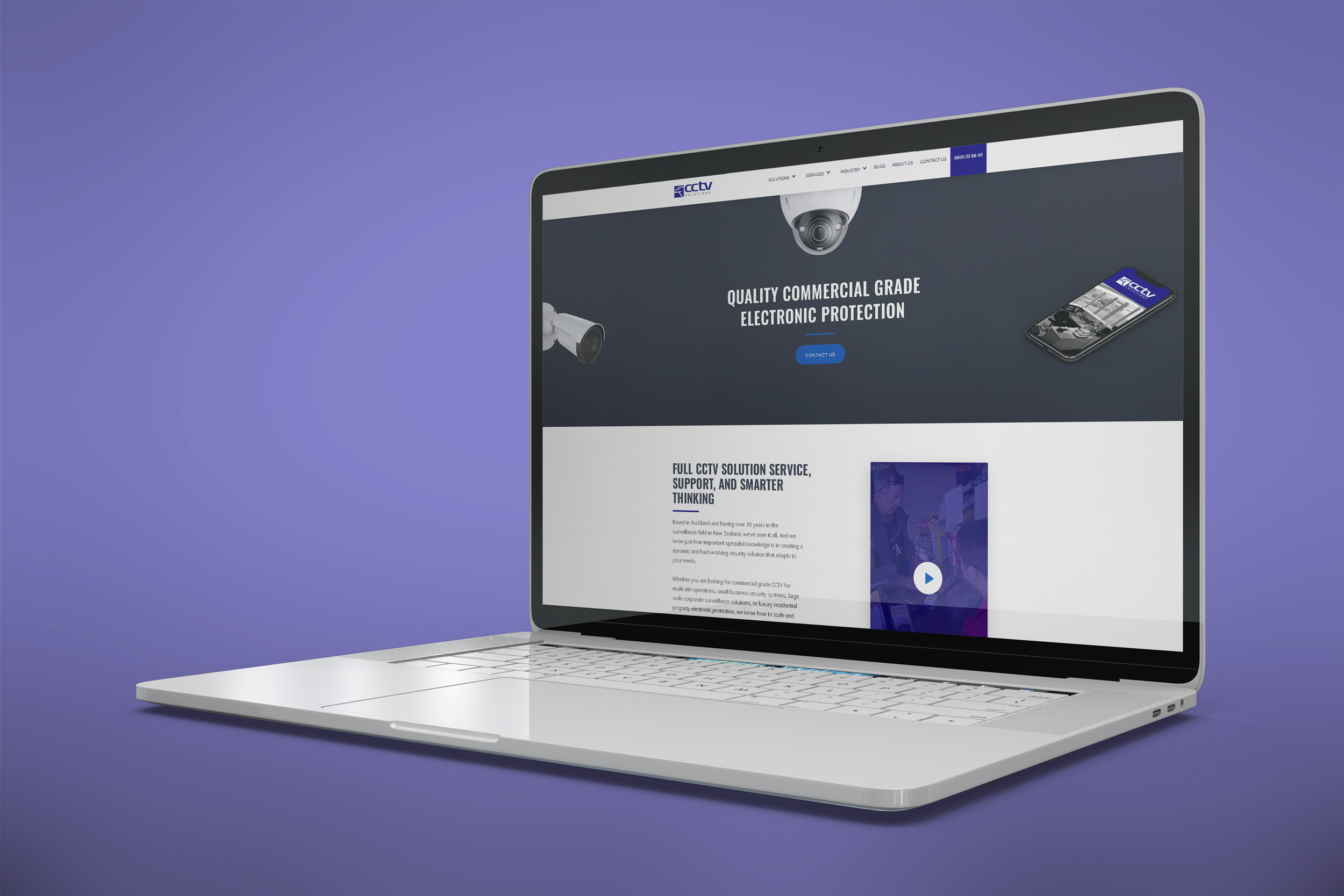 CCTV New Zealand website project.