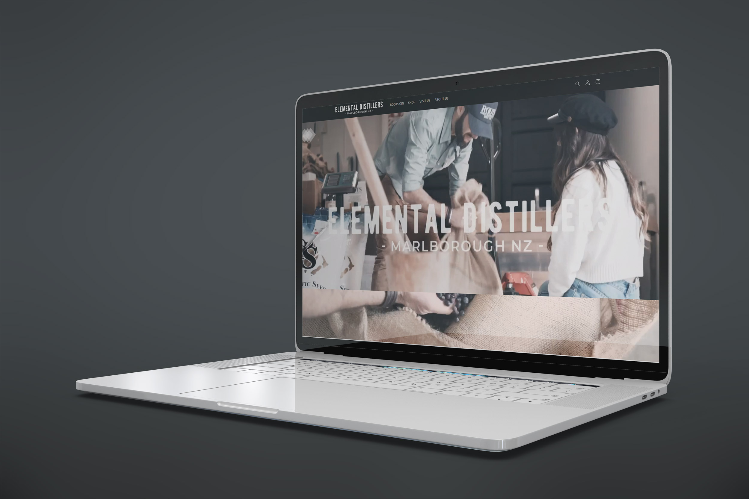 Elemental Distillers website project.