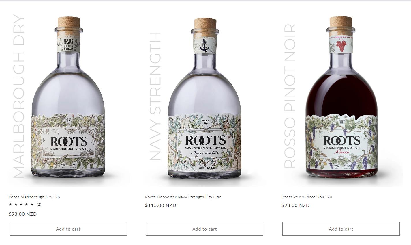 Elemental Distillers website project image 2.