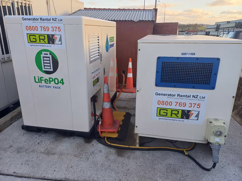 Generator Rental NZ website project image 3.