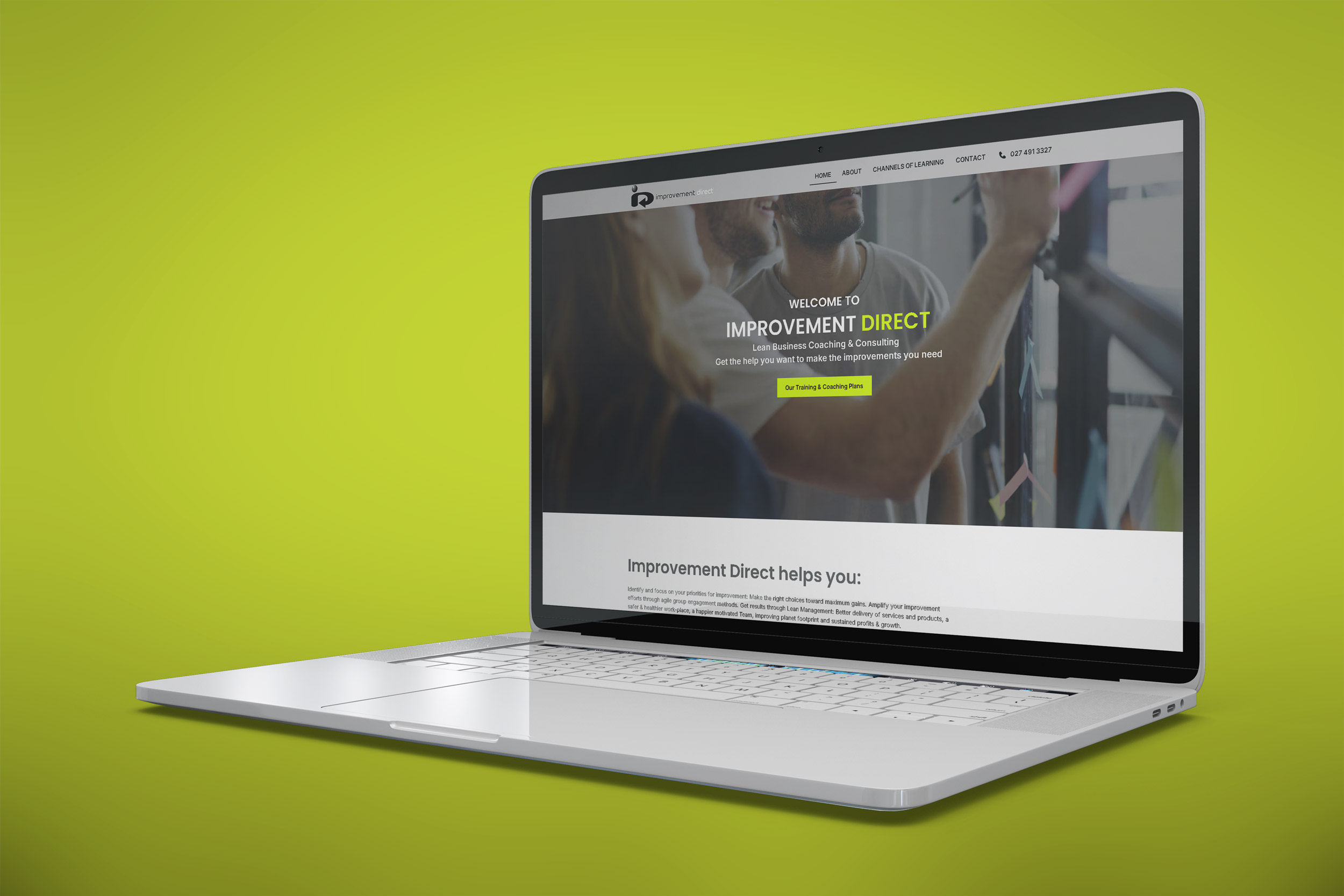 Improvement Direct website project image 1.