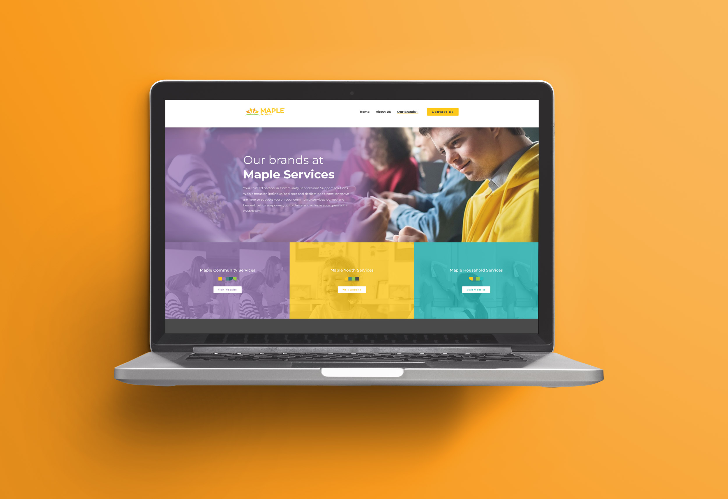 Maple Services website project.