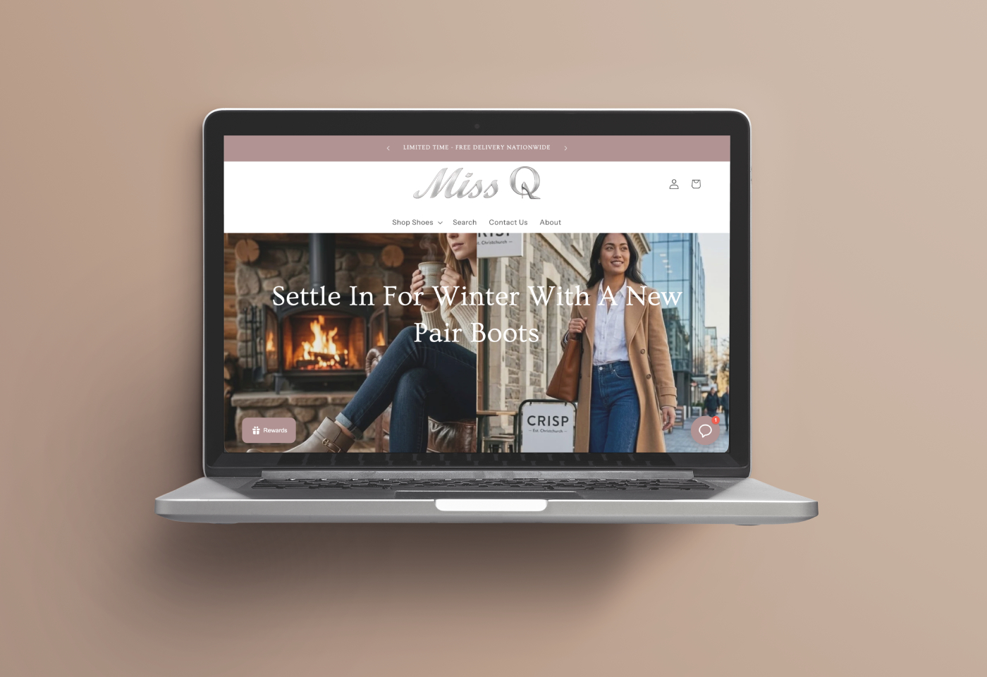 Miss Q website project.