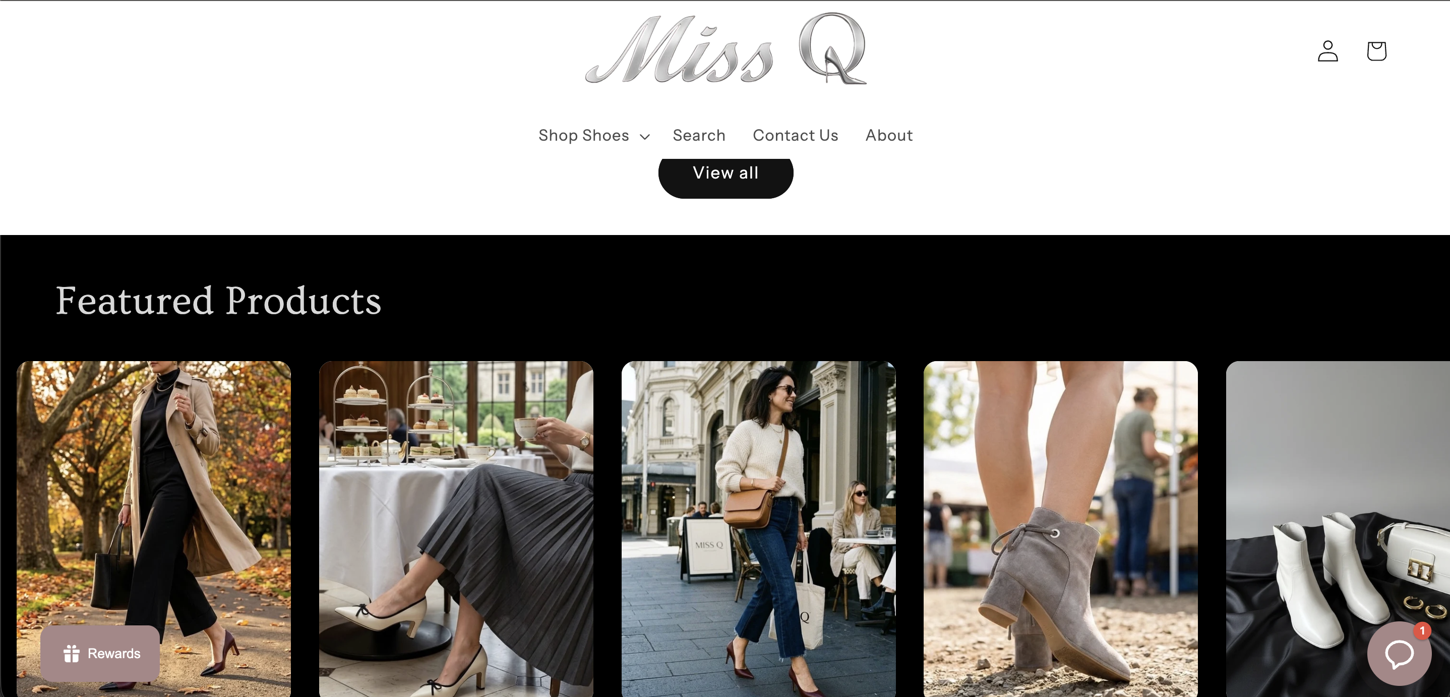 Miss Q website project image 3.