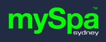 MySpa Sydney logo.