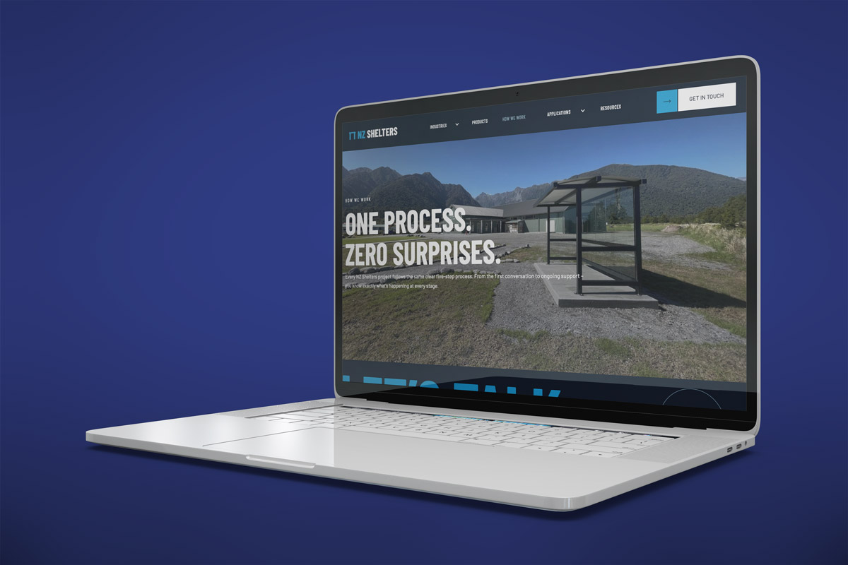 NZ Shelters website project image 1.