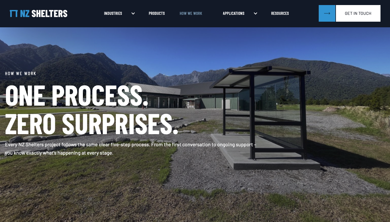 NZ Shelters website project image 2.