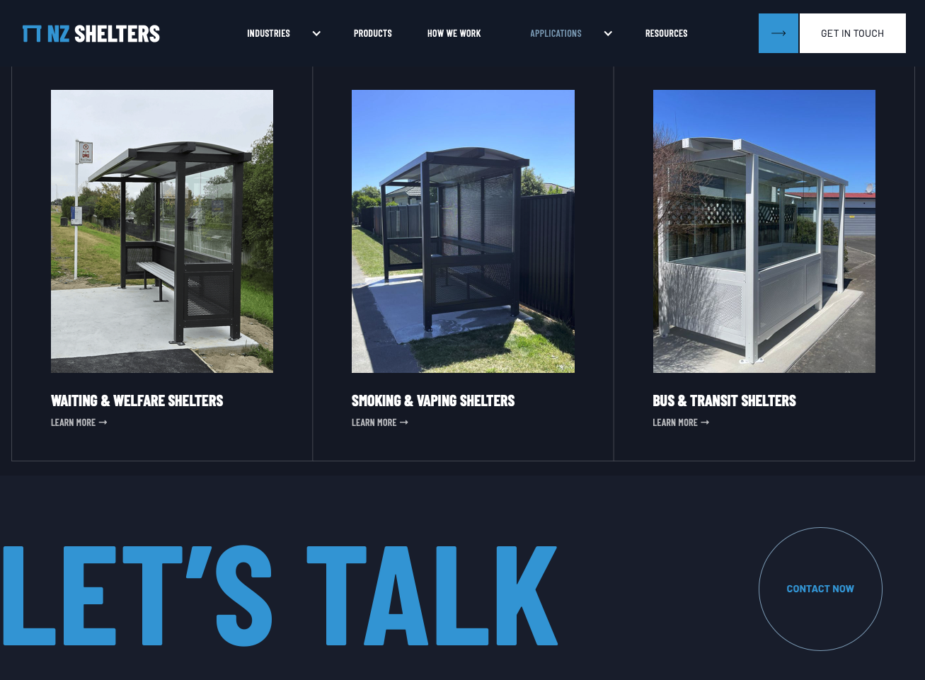 NZ Shelters website project image 3.