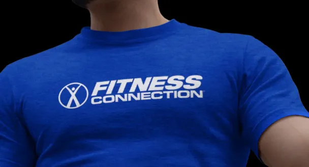 Blue Fitness Connection t-shirt