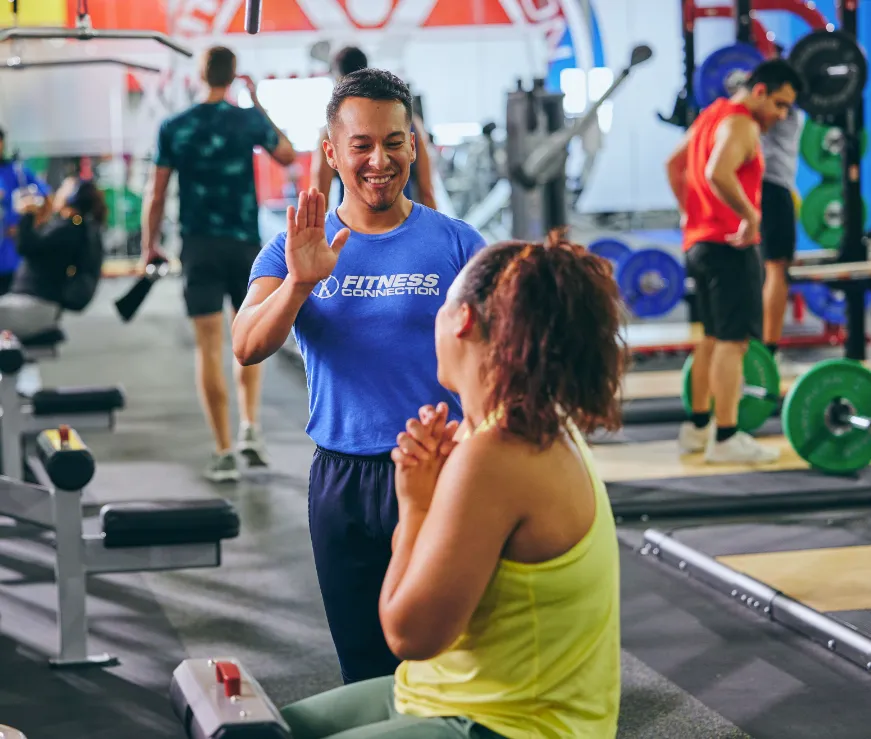 Employee encouraging member