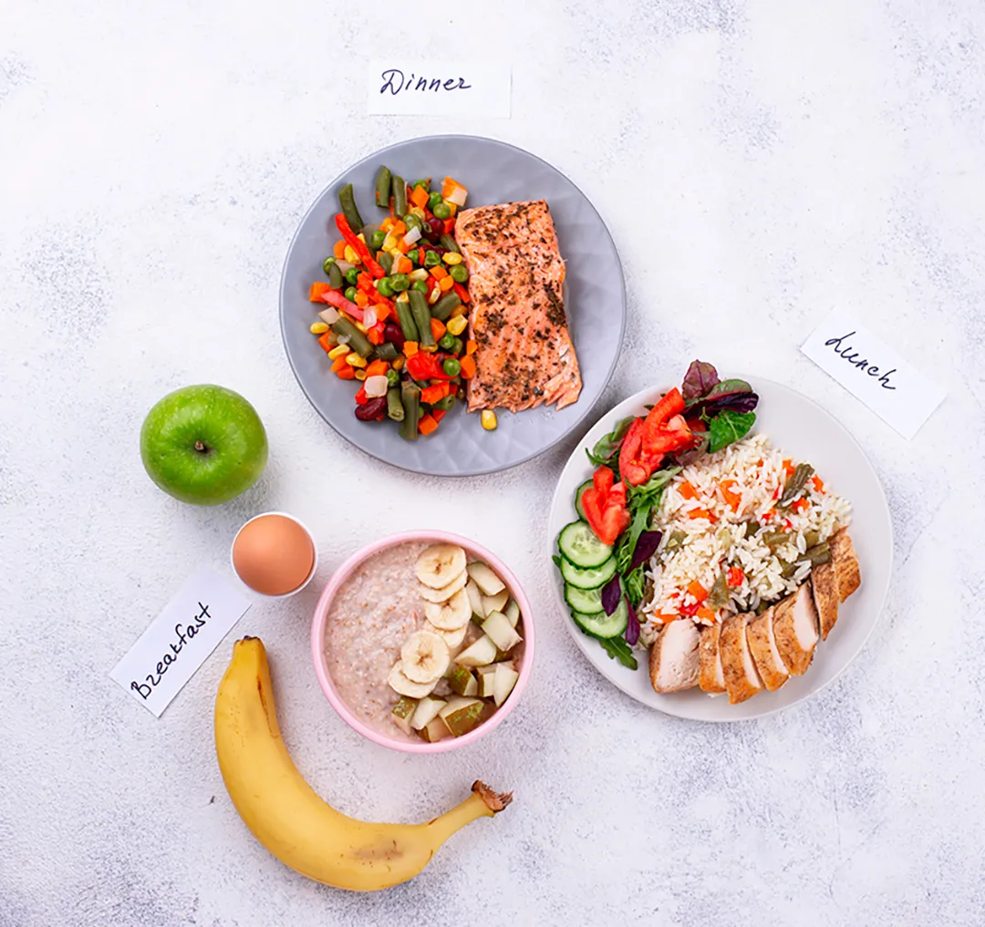 bowls of food full of protein