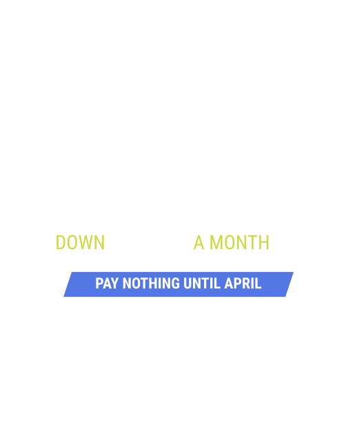 Join now and pay nothing until April!