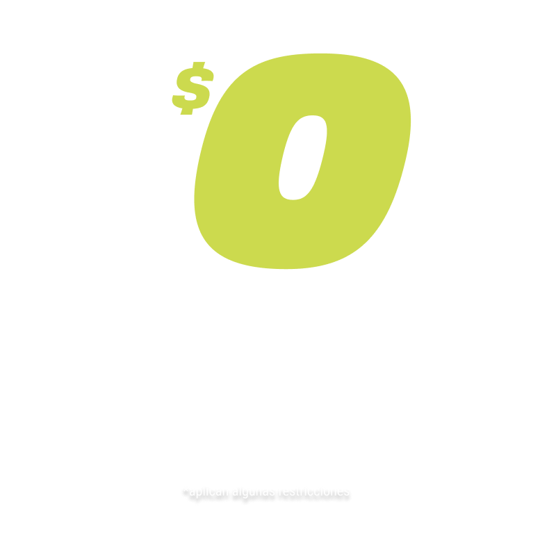 ¡Sin cuota de inscripción!