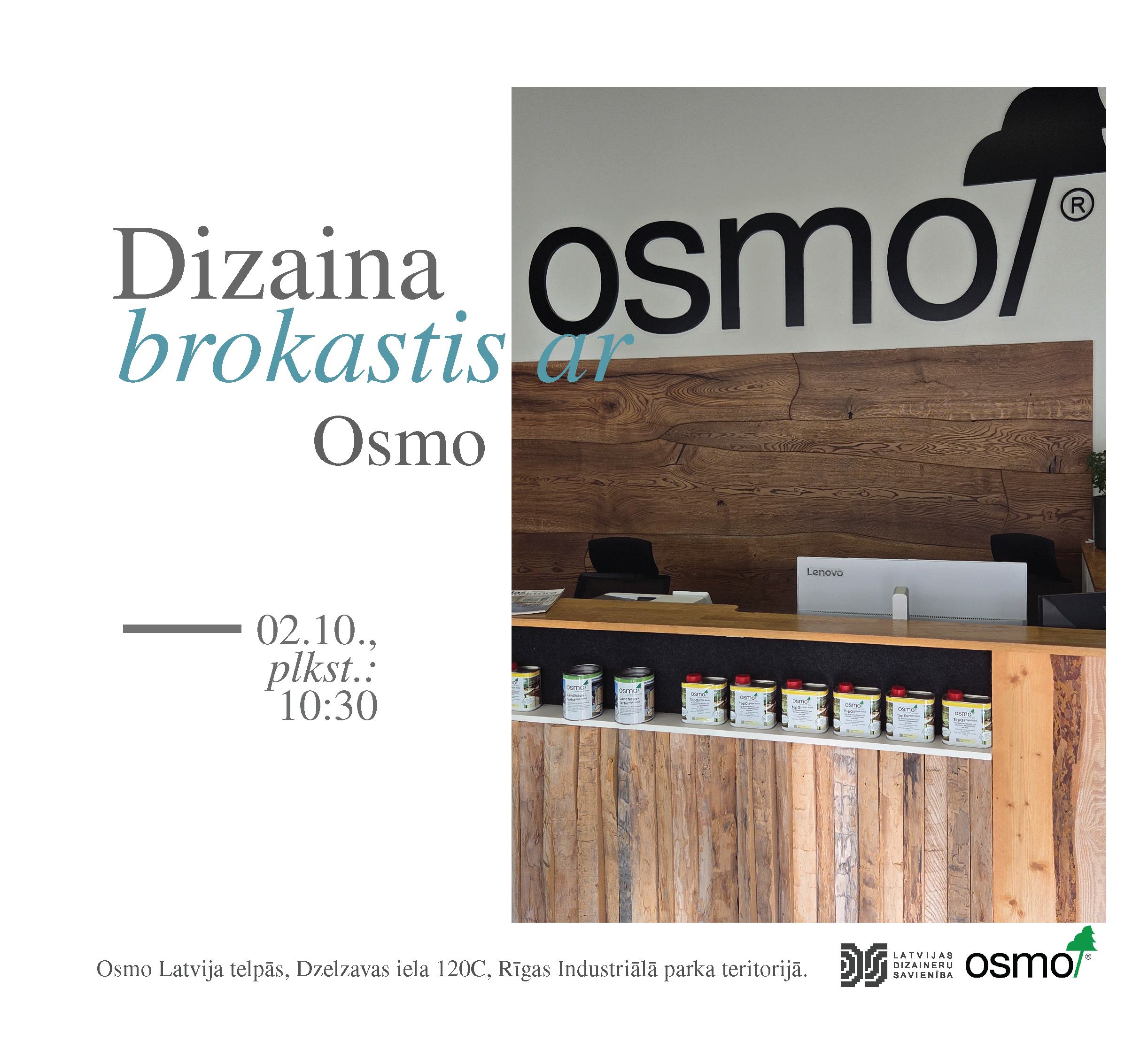 Dizaina Brokastis ar OSMO