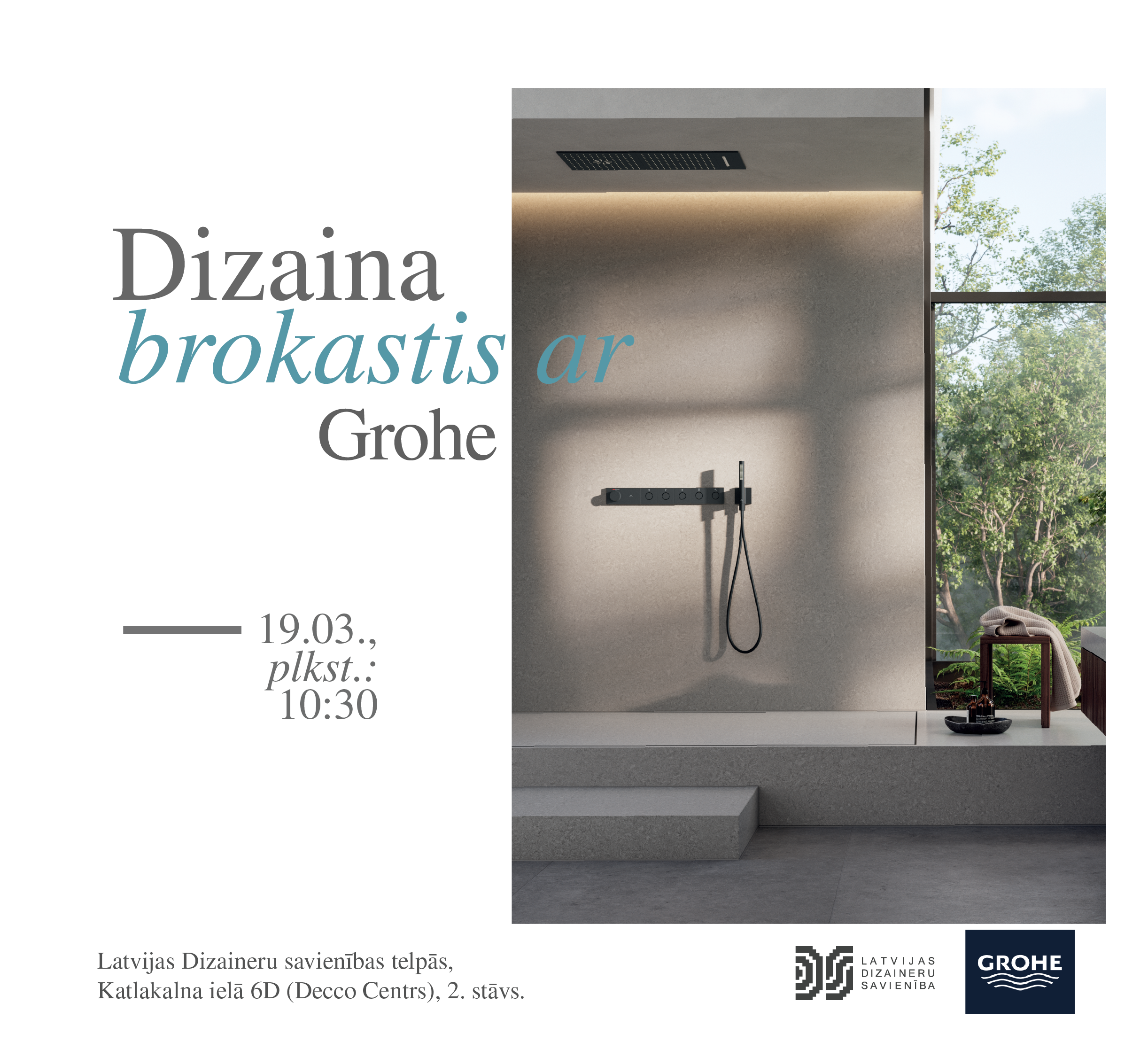 Dizainas brokastis ar Grohe