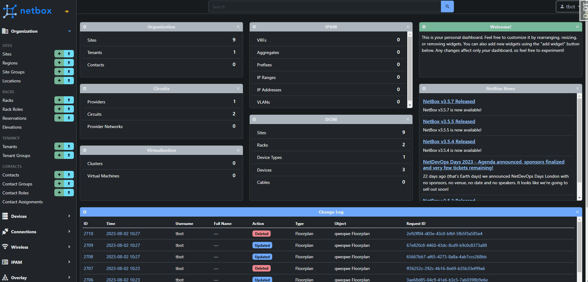 netbox dcim floorplan demo
