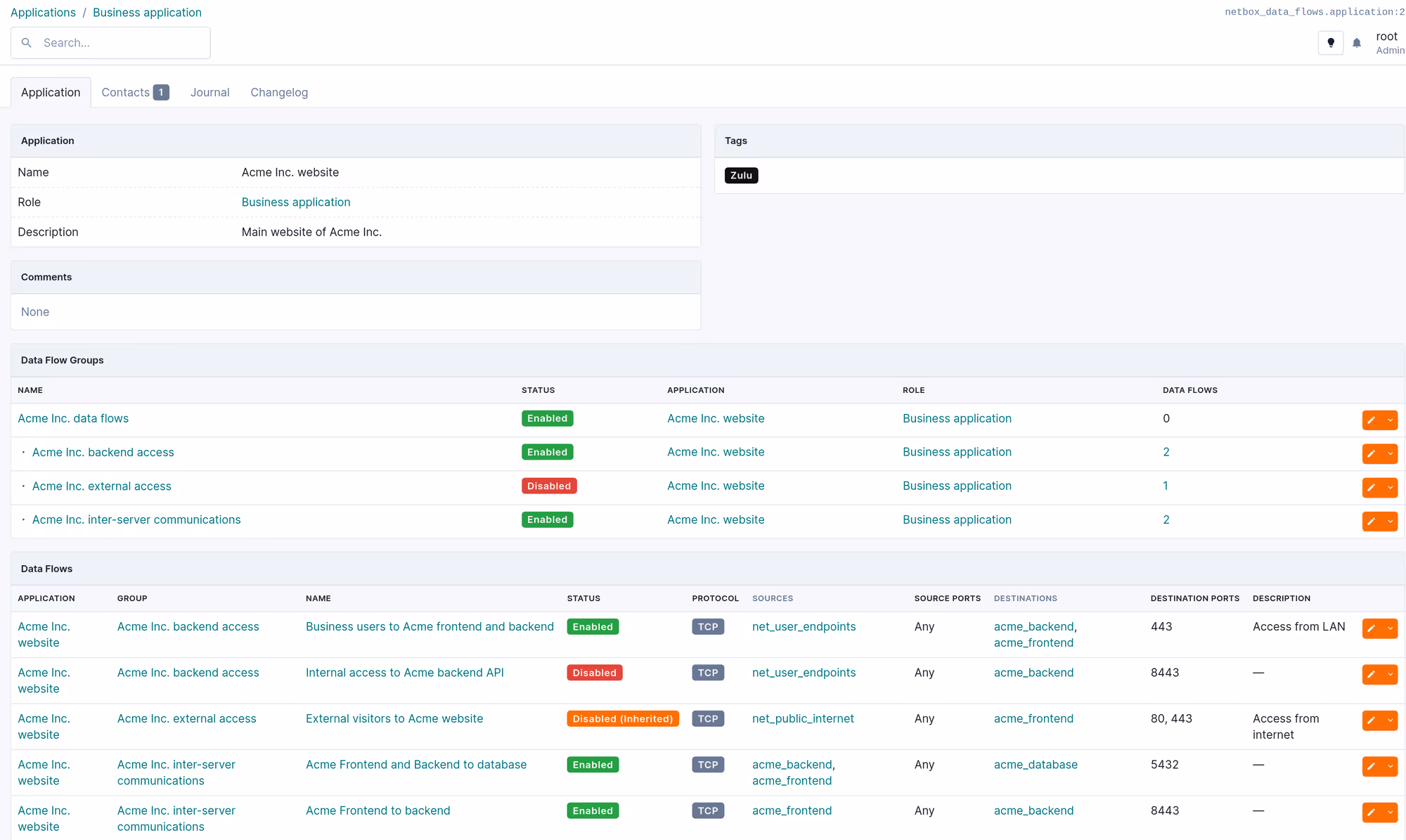 netbox dcim data flows demo