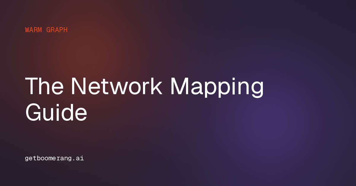 Warm Graph. The Network Mapping Guide