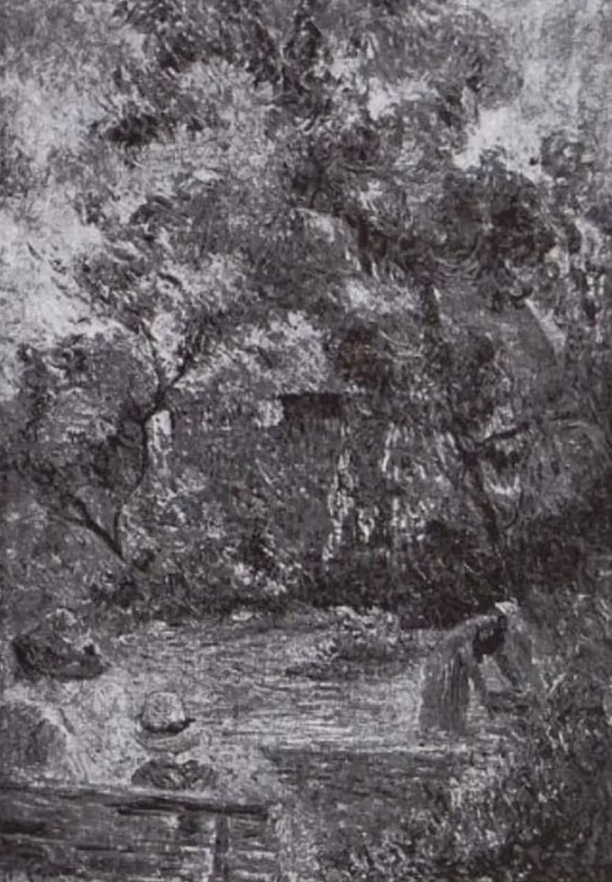 Paul Gauguin, Dans le Jardin, Huile sur toile, H, 65 cm ; L, 46 cm, Collection privée, Muri, Suisse.
