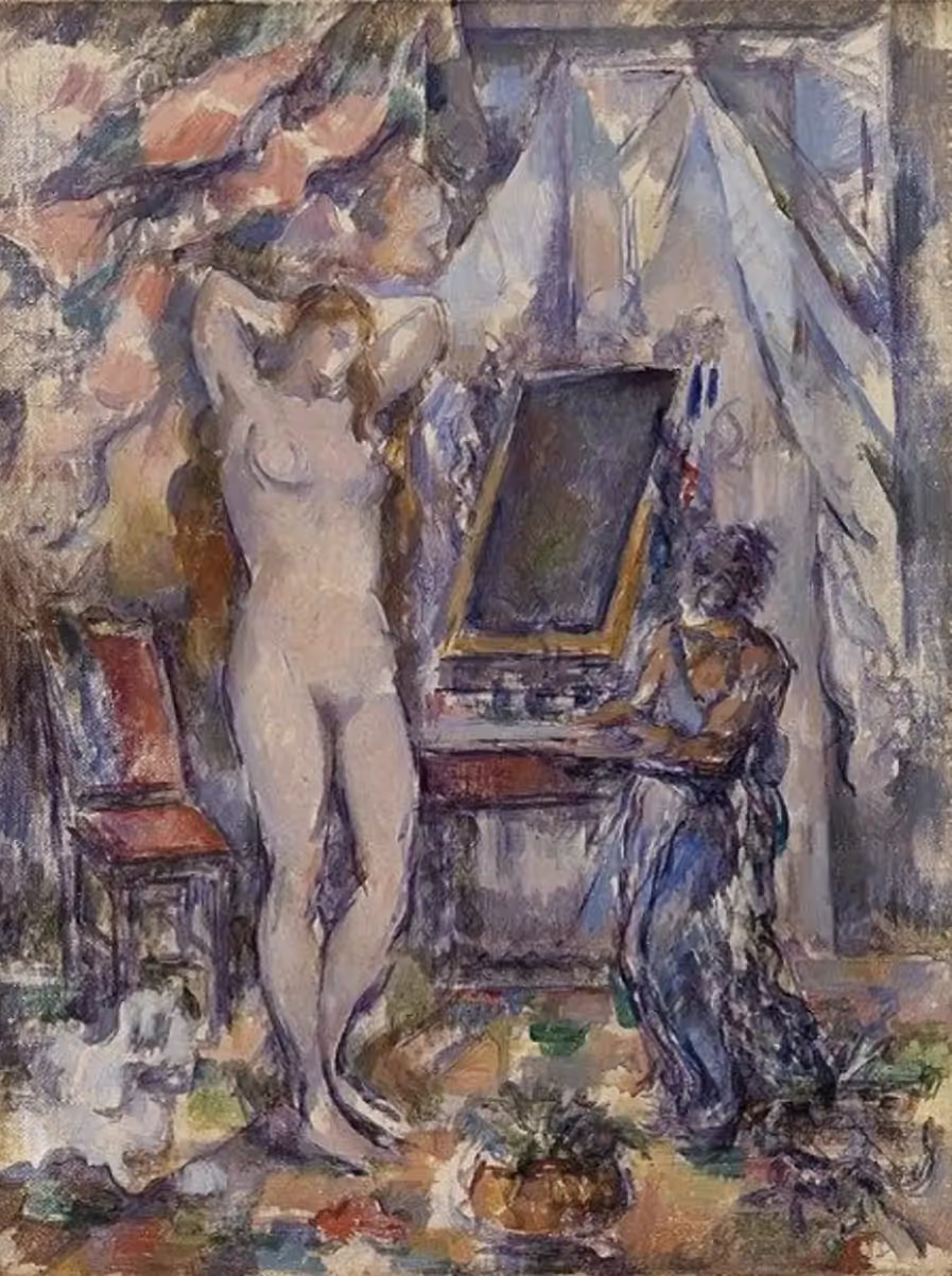 Paul Cézanne, La Toilette, 1885-1890, Huile sur toile, H, 32 cm ; L, 24 cm, Fondation Barnes, Philadelphie, États-Unis.