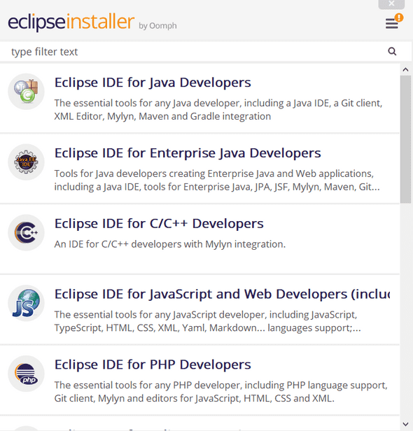 Eclipse Installer