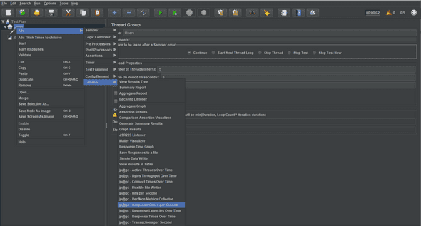 JMeter ResponseCode