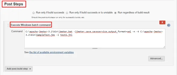integration of jenkins with jemter