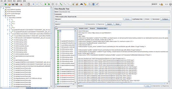 record traffic in jmeter